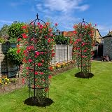 PICK FOR LIFE Garden Trellis 175cm Obelisk Climbing Plant Support Rustproof view 6