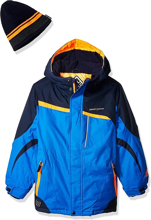ZeroXposur Boys' Big Optimum Snowboard Jacket, Skydiver, M