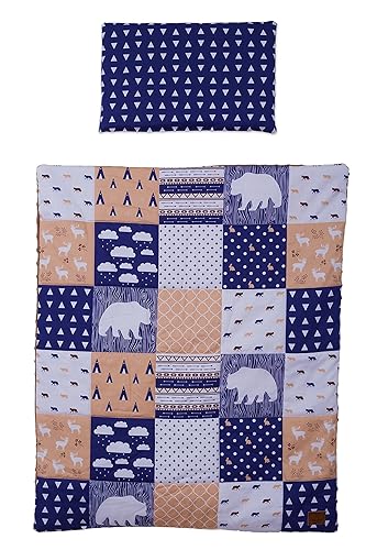 baby quilt and pillow