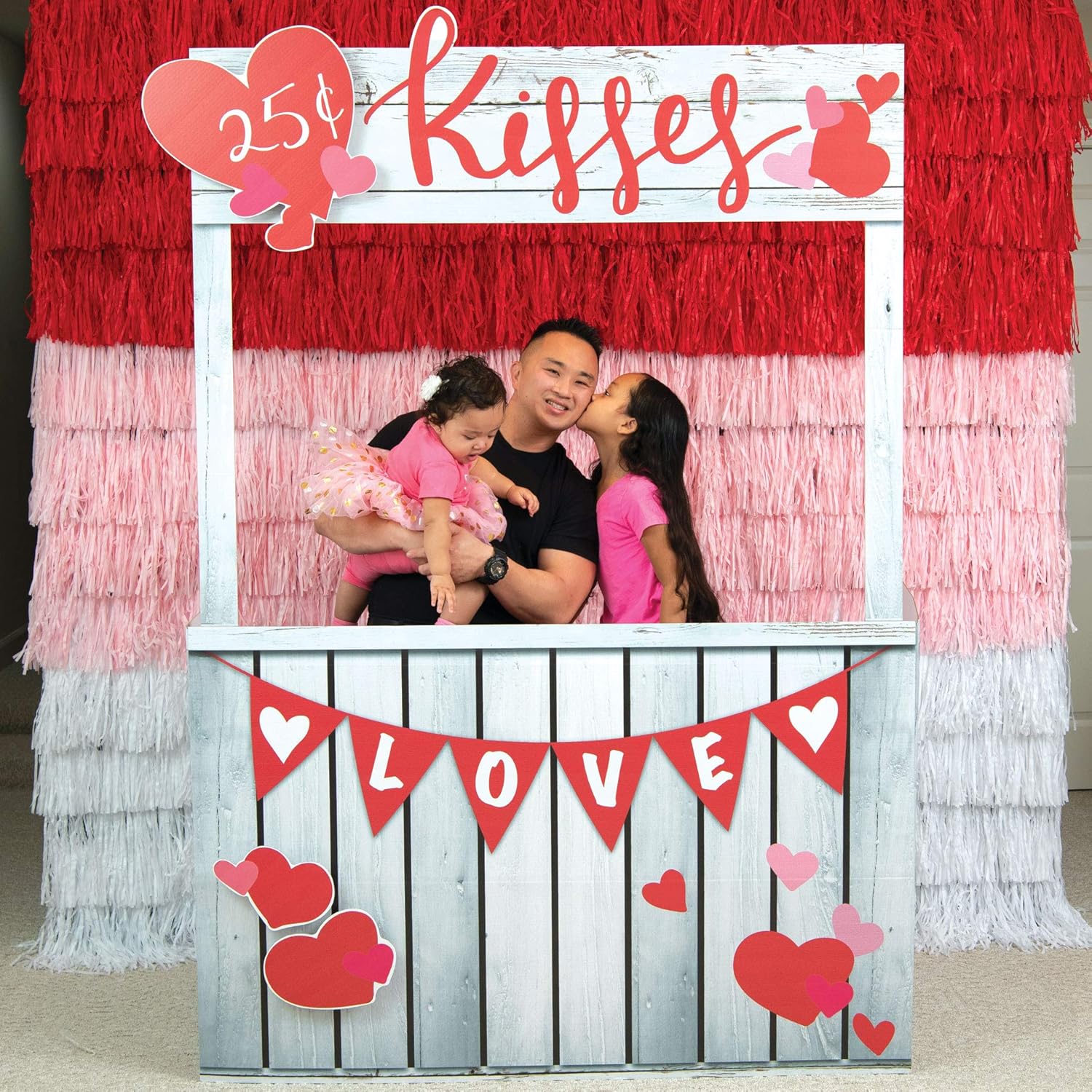 Amazon Com Shindigz 6 Ft 8 In Hello Love Kissing Booth Home Kitchen