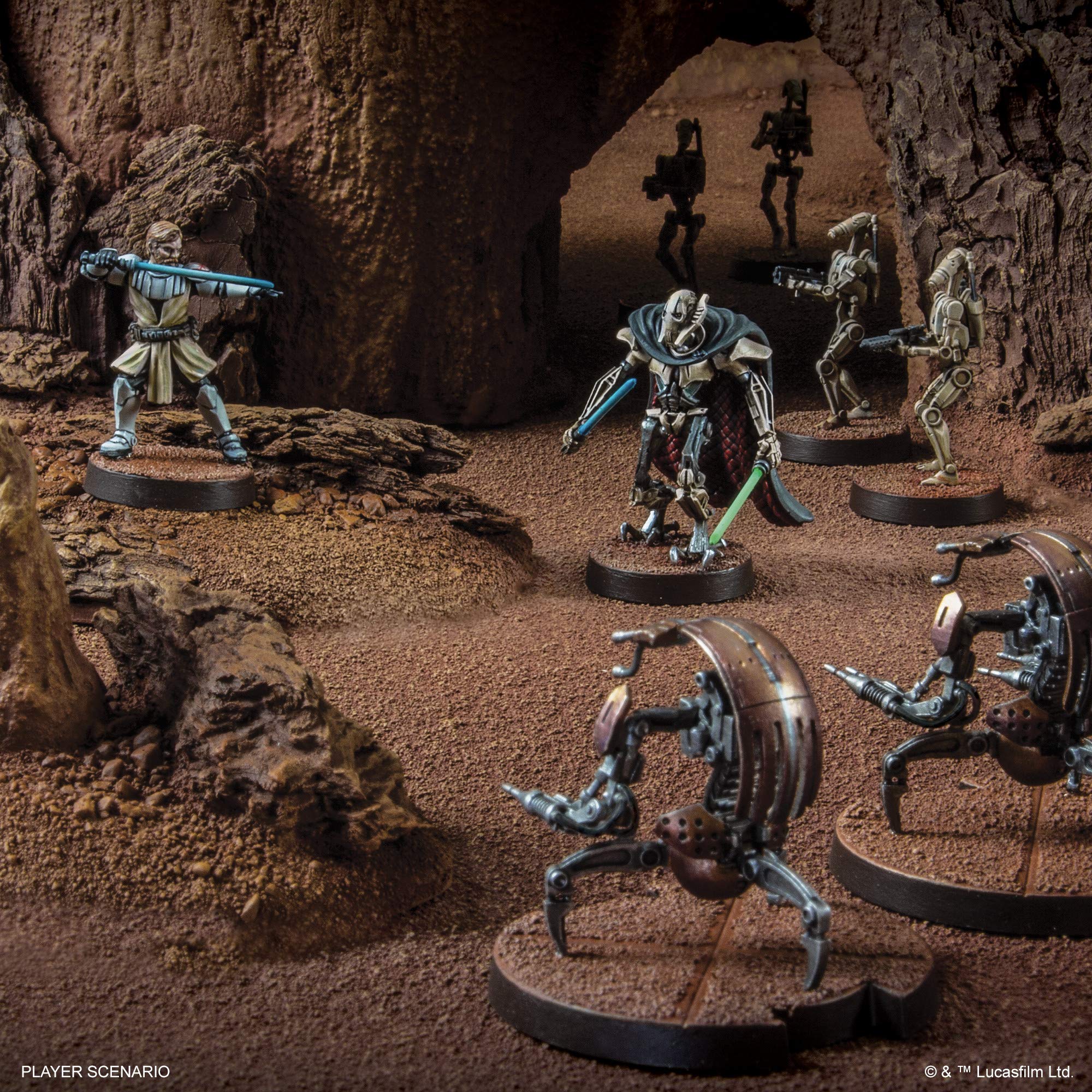 Star Wars: Legion Clone Wars CORE SET - Enter the Epic Galactic Conflict! Tabletop Miniatures Strategy Game for Kids and Adults, Ages 14+, 2 Players, 3 Hour Playtime, Made by Atomic Mass Games