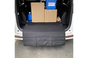 Rear Bumper Protector Mat for Car, Bumper Guard Cover, Dog Cargo Mat Prevent Scratches, Foldable Non-Slip Trunk Mats for Cars