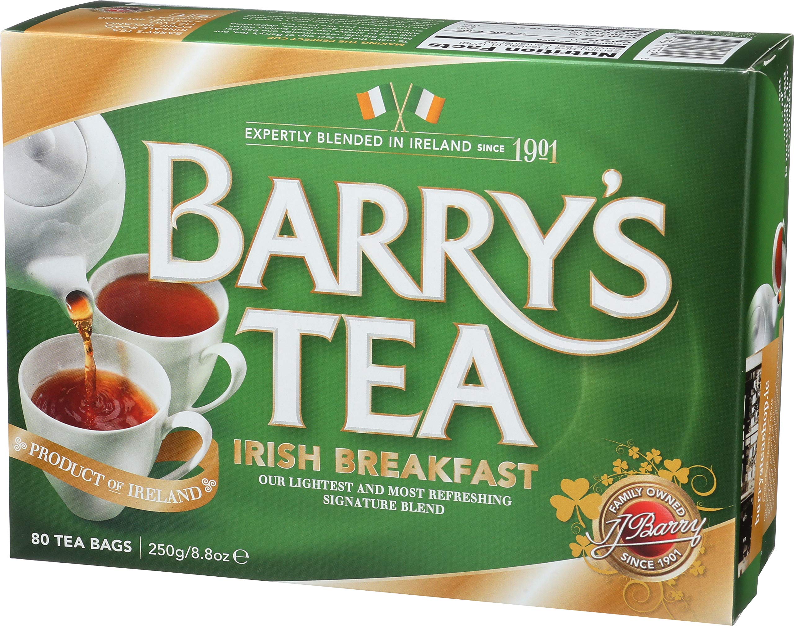 Barry's Tea, Irish Breakfast, 80Count (Pack of 6) eBay