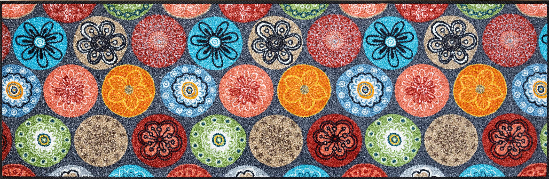 Wash+Dry Door Mat, Multicoloured, 60x180 cm