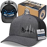 LARIX Trucker Hat Men - Snapback Cap with Breatheable Mesh Back, Hats for men, Mens Hat, Mens Trucker Hats