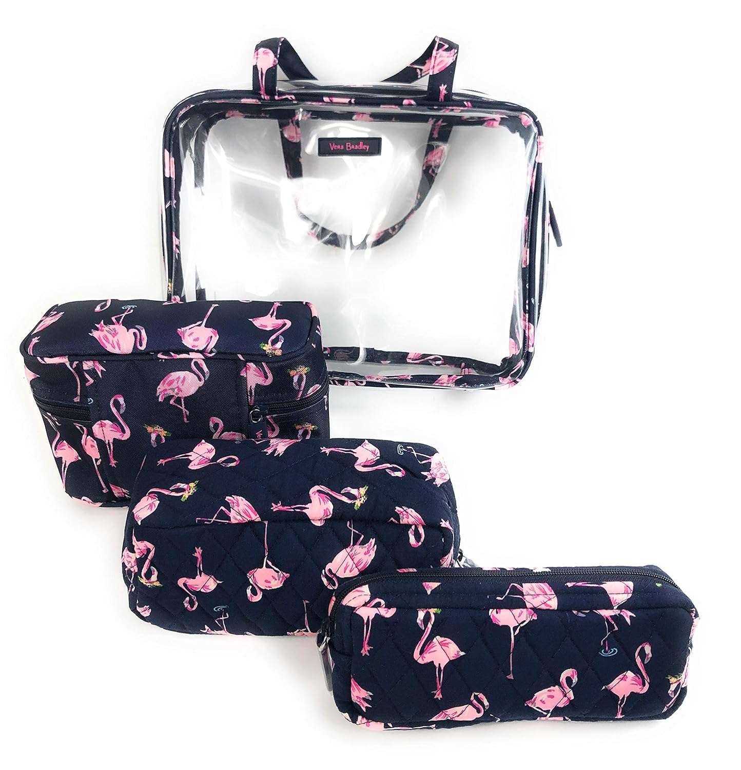 vera bradley travel cosmetic set
