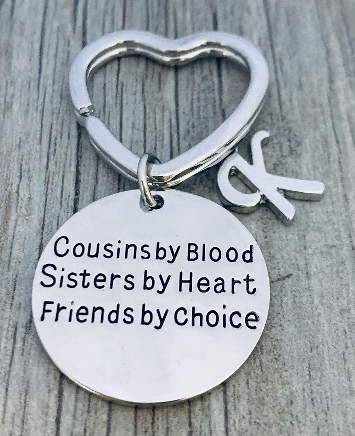 Personalized Cousin Keychain, Custom Cousin Gift Cousins