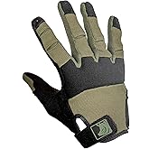 PIG Alpha Full Dexterity Tactical Gloves for Shooting, Touchscreen Compatible, Breathable, 1 Pair