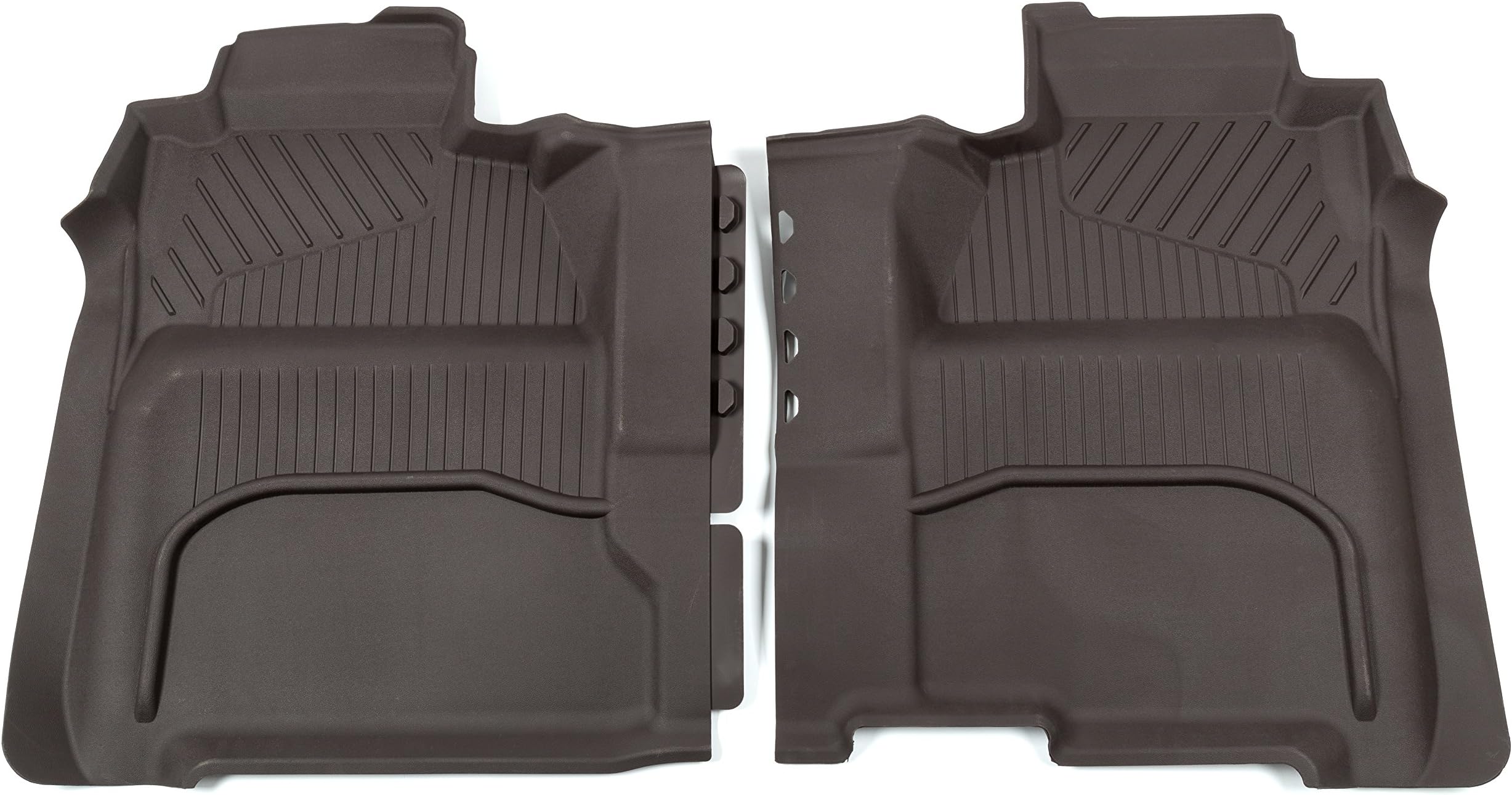 GM Accessories 23237403 Crew Cab Second-Row Interlocking Premium All-Weather Floor Liner in Cocoa
