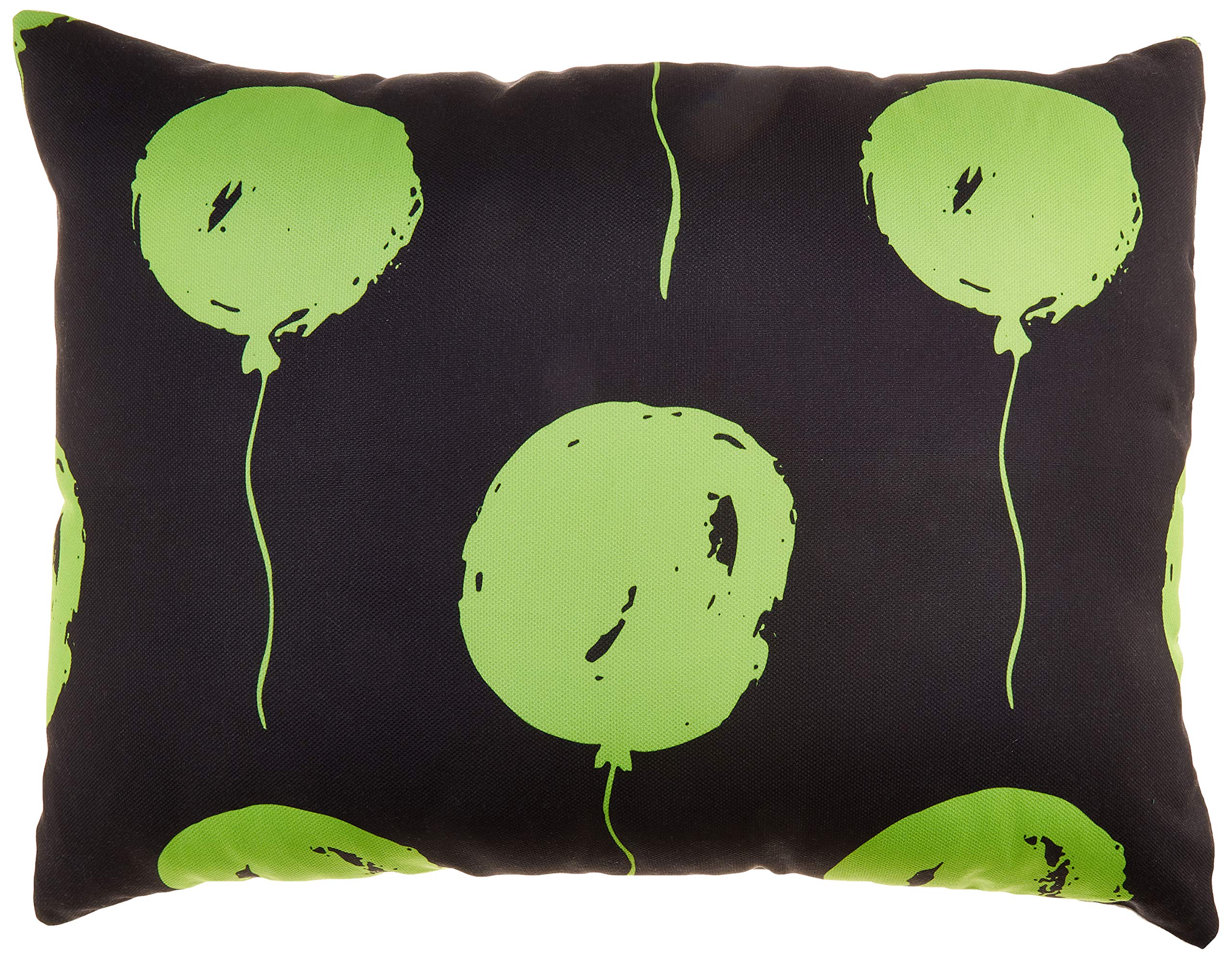 BonaMaison Decorative Cushion Cover, Neon Green Fume Throw Pillow Covers, Home Decorative Pillowcases for Livingroom, Sofa, Bedroom, Size: 45X60 Cm - Designed and Manufactured in Turkey