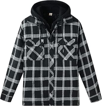 Flannel hoodie jacke Outlet