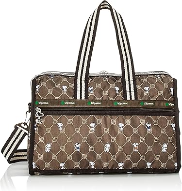 Amazon レスポートサック 公式 ボストンバッグ Deluxe Med Weekender 4318 スヌーピー ピーナッツ レスポ コラボ 24l 30 Cm スヌーピーレモノグラム ボストンバッグ