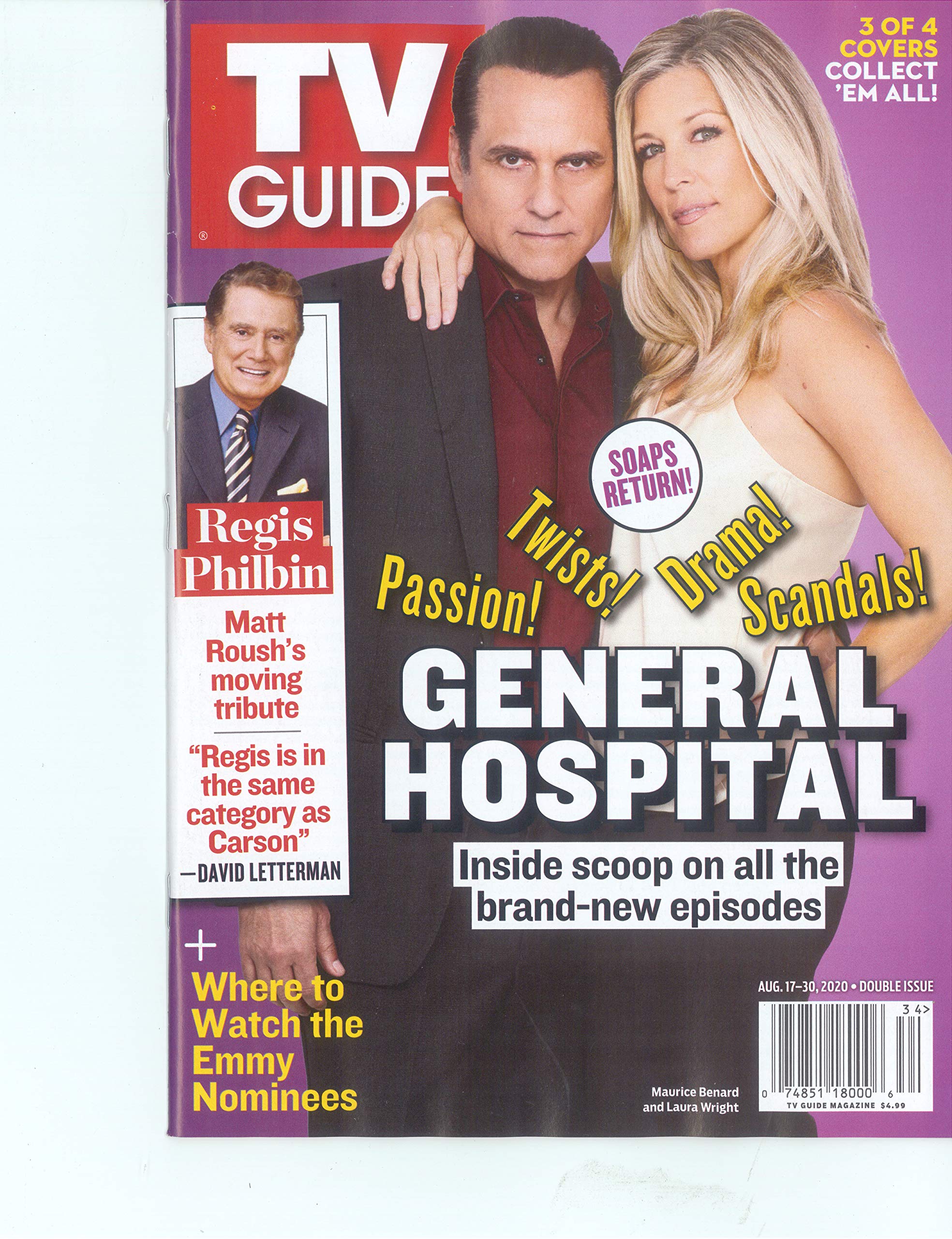 Tv Guide Magazine August 17 30 2020 General Hospital Cover 3 Of 4 Amazon Com Books