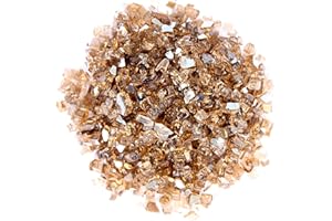 Hiland Reflective Fire Glass, 10 lb, Copper