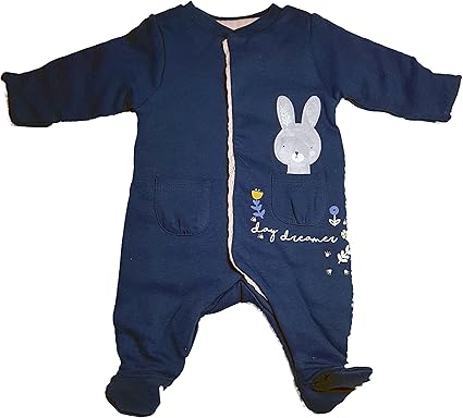 mothercare wadded sleepsuit