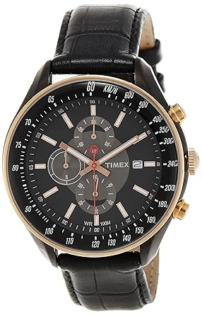 E-Class Chronograph Black Dial Mens Watch - T2N158