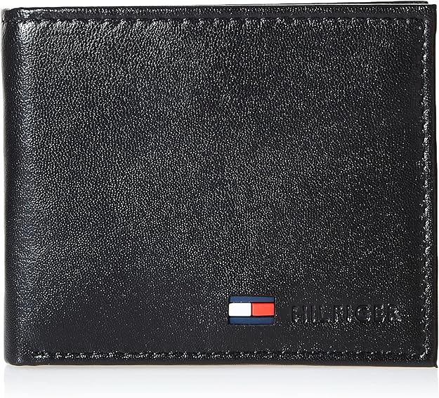 Cartera de piel de Tommy Hilfiger de piel, de color negro ...