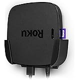 Brainwavz Roku Ultra Mount with VHB Tape, Screwless, No Tools, Wall & TV Holder, Easy to Install, Black (Old ROKU Ultra Versi