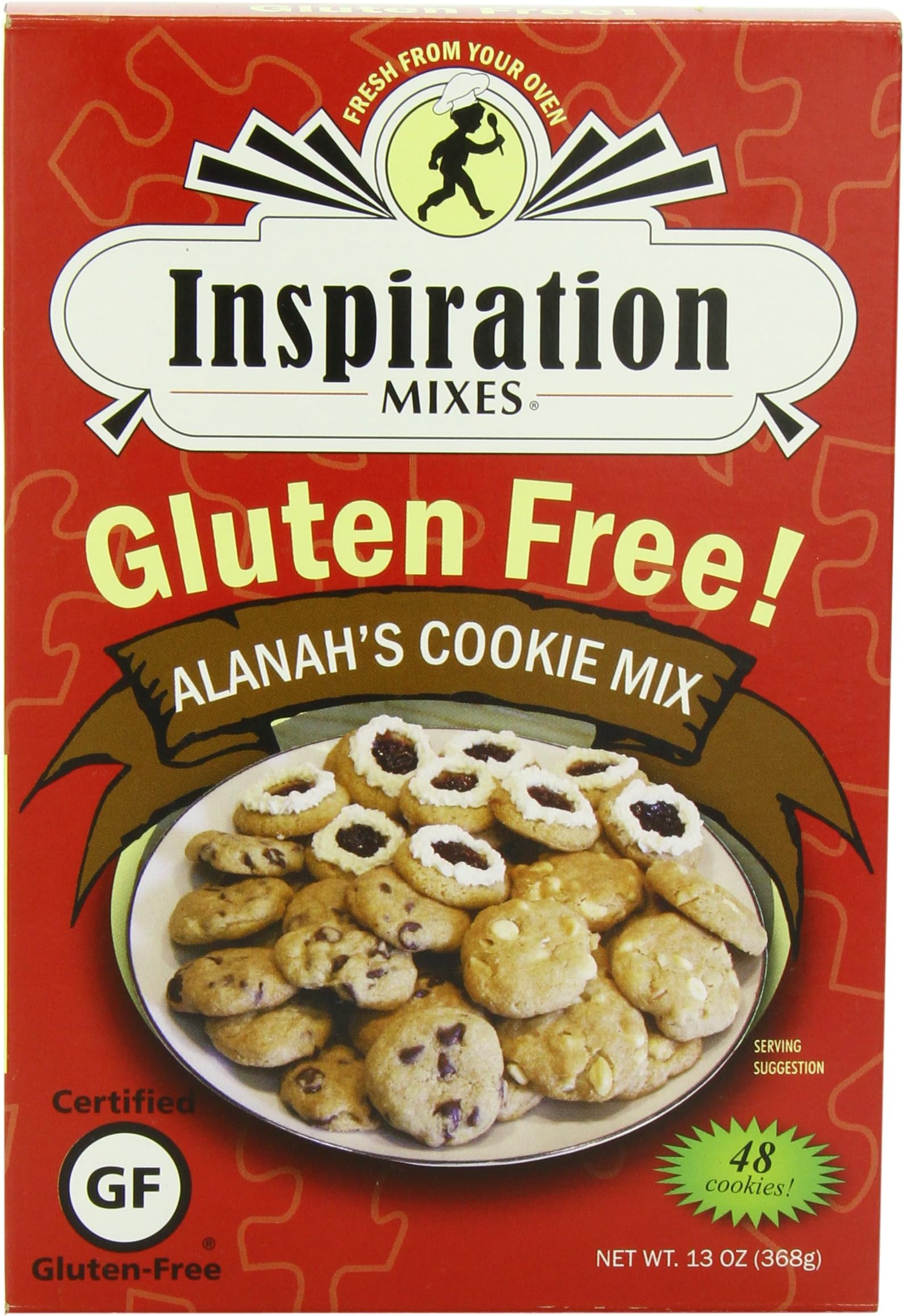 Inspiration Mixes Gluten Free Alannah's Cookie Mix, 13 Ounce