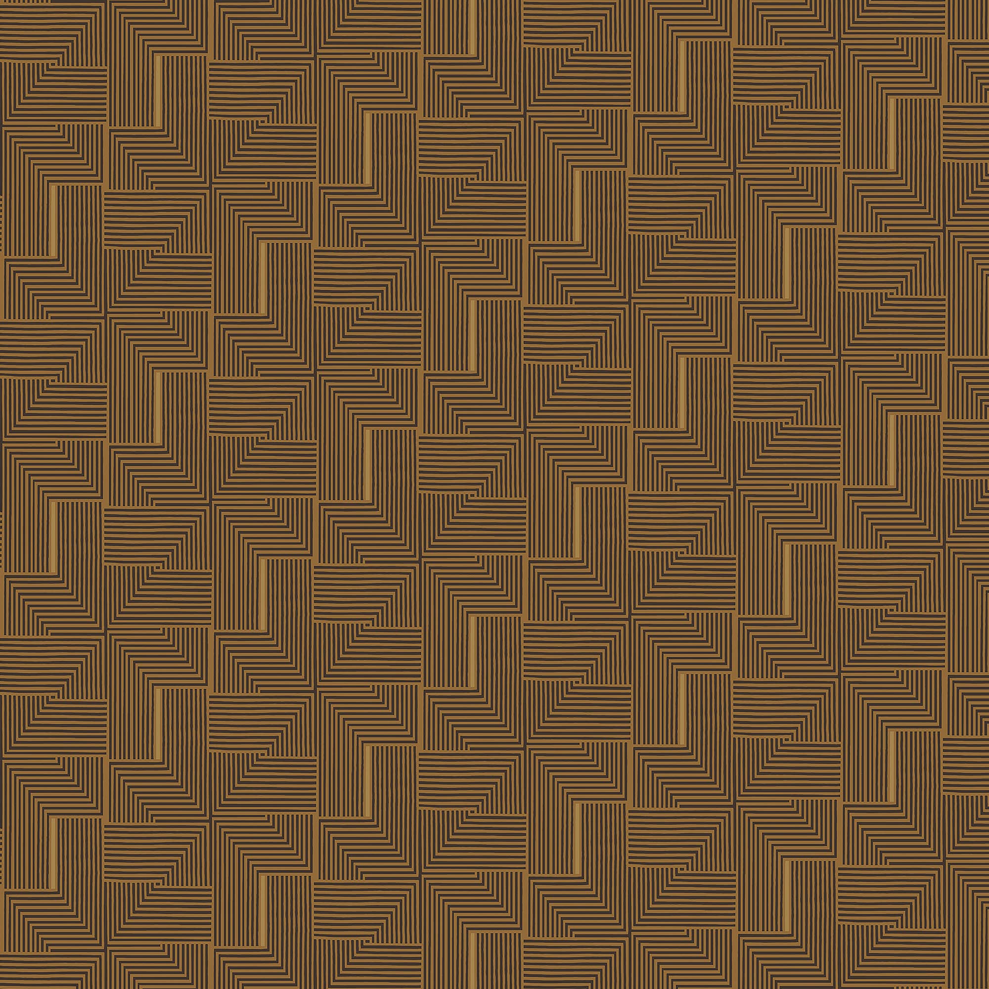 Galerie BO23060 Luxe Labyrinth Wallpaper, Tan, 10.05m x 53cm