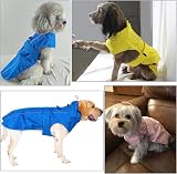 MAMORE Adjustable Waterproof Dog Raincoat Reflective Stripe Green Medium view 7