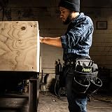 AWP Carpenter Tool Rig with Carry Handles Premium Tool Belt up to 50 Inches view 5