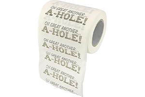 Fairly Odd Novelties A-Hole Novelty Toilet Paper.