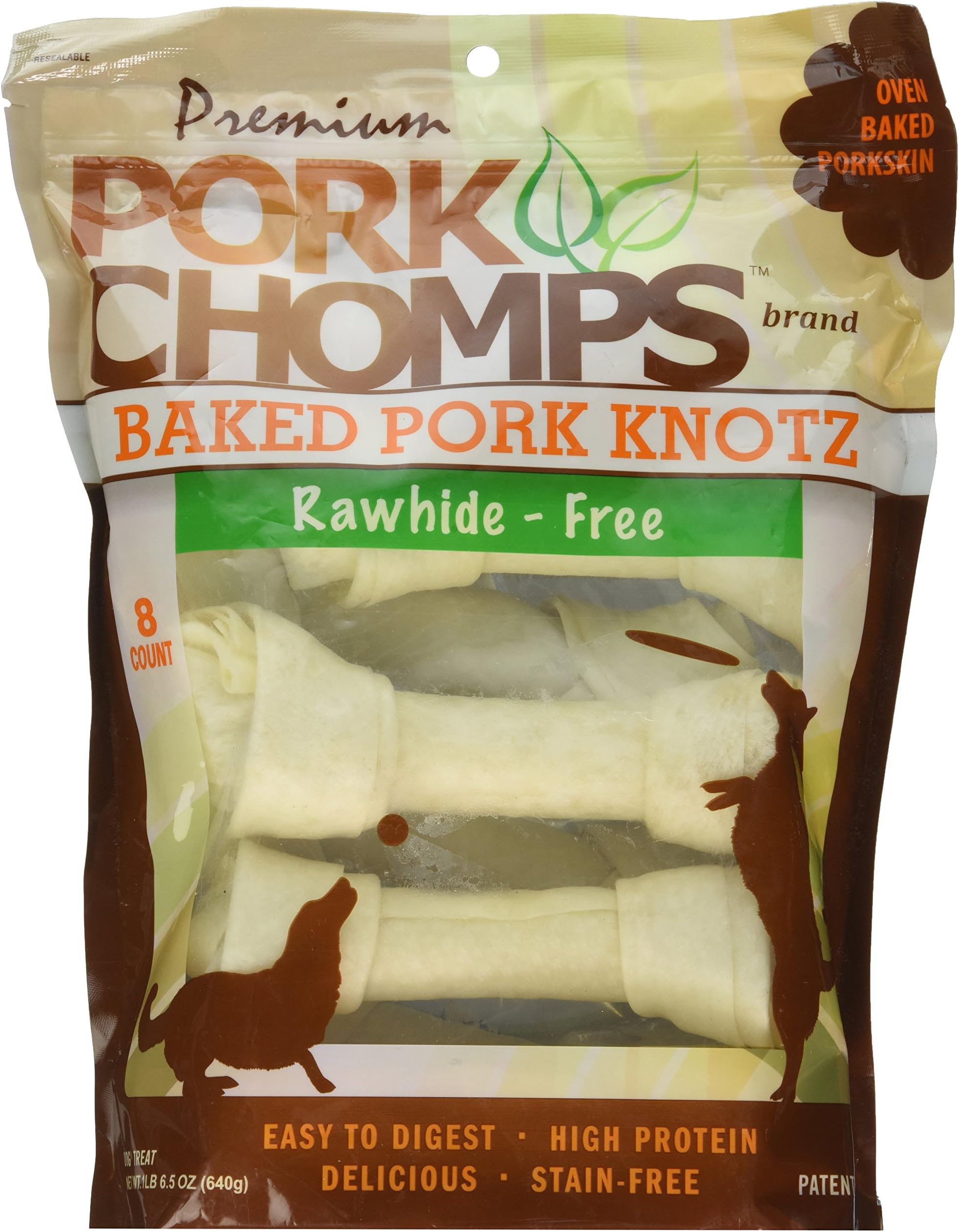 Pork Chomps Knots