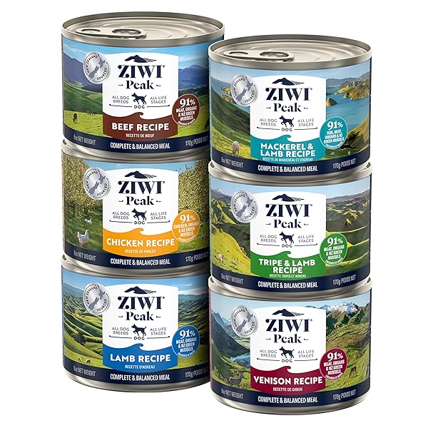 ZIWI PEAK WET DOG FOOD VARIETY PACK –...