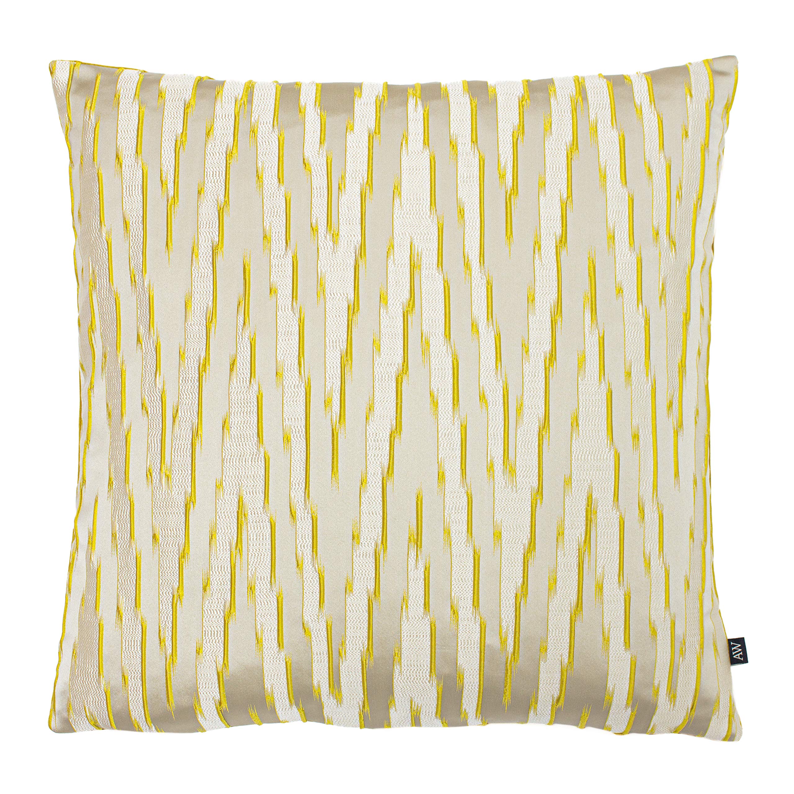 Ashley Wilde Fenix Polyester Filled Cushion, Sunshine/Gold, 50 x 50cm