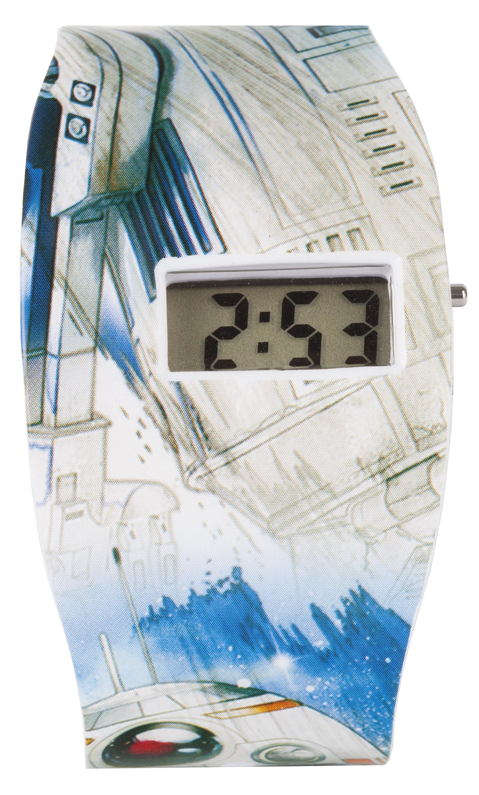 Star Wars Unisex-Child Digital Watch, Digital Display and Plastic Strap STAR572