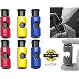 6pc Premium Quality ALAZCO Bag Clips - Value Set Food Fruit Bread Bag Cinch Non-Slip Grip EASY Squeeze & Lock