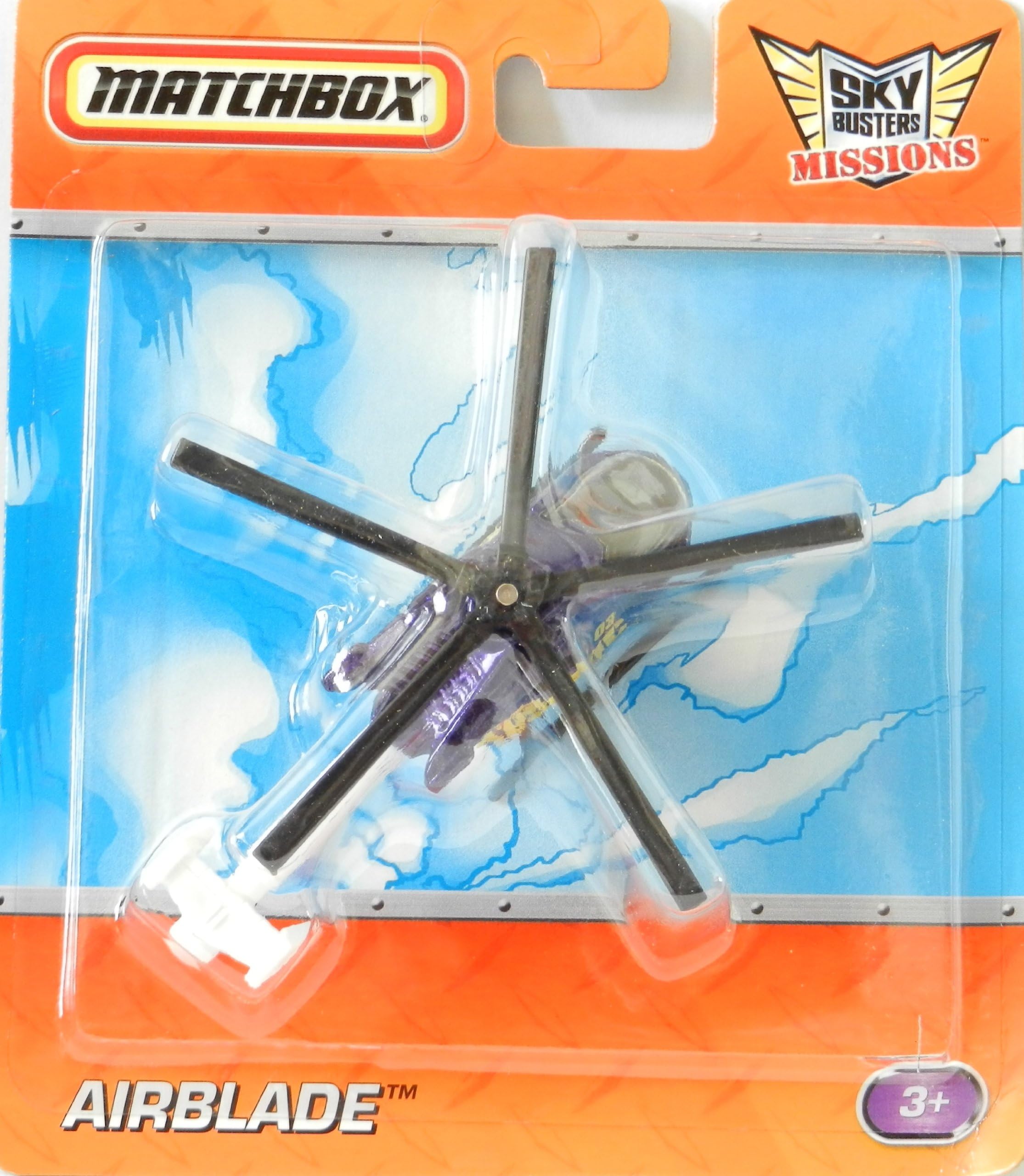 Matchbox Skybusters Missions Airblade Helicopter Aircraft (Die Cast)
