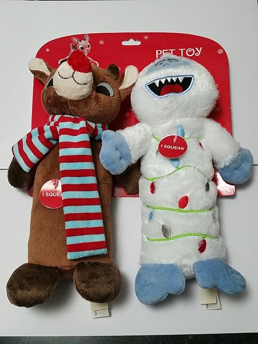 rudolph bumble dog toy