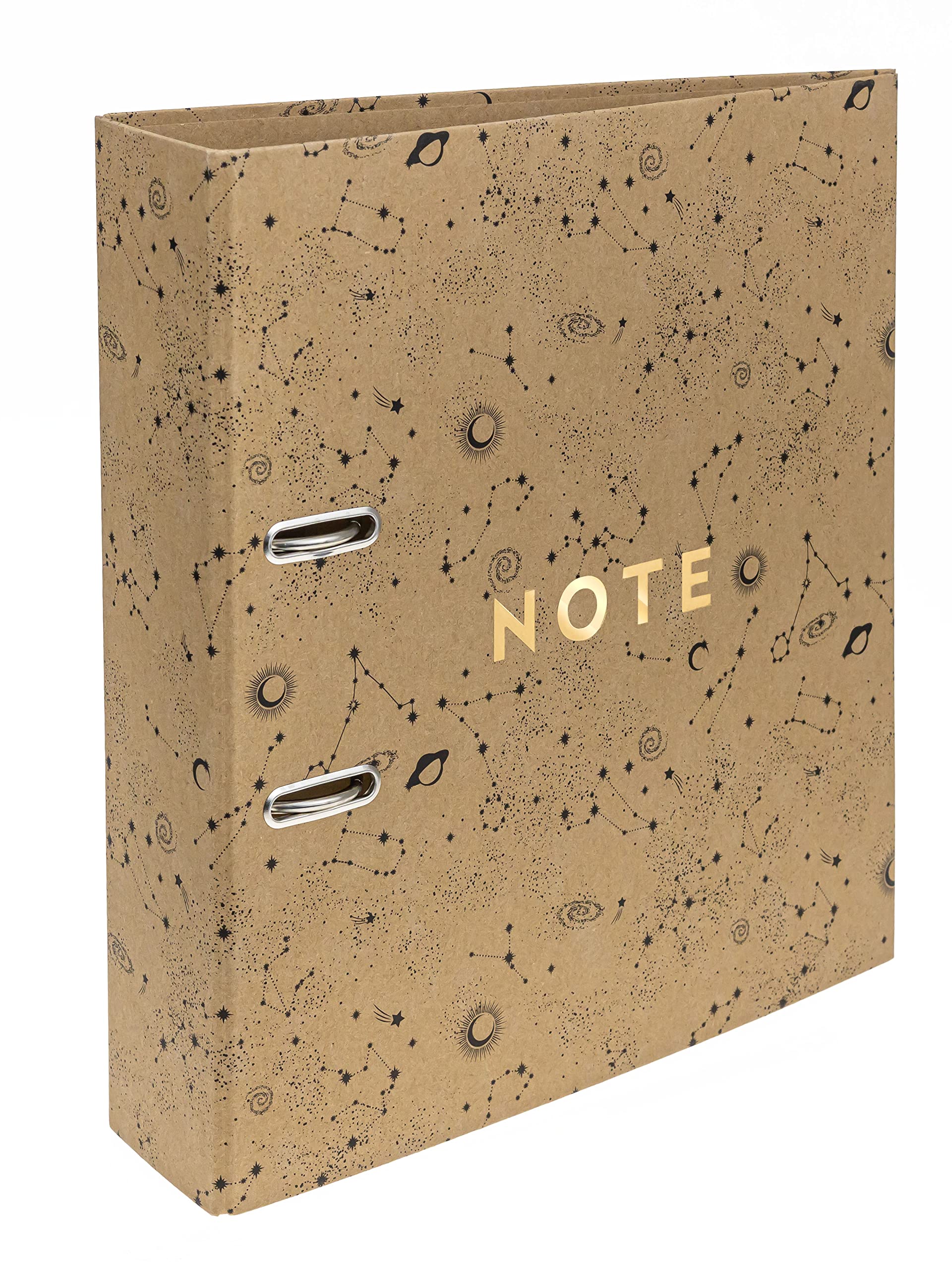 Interdruk Lever Arch File A4 75 mm - Natural Brown Kraft - Galaxy