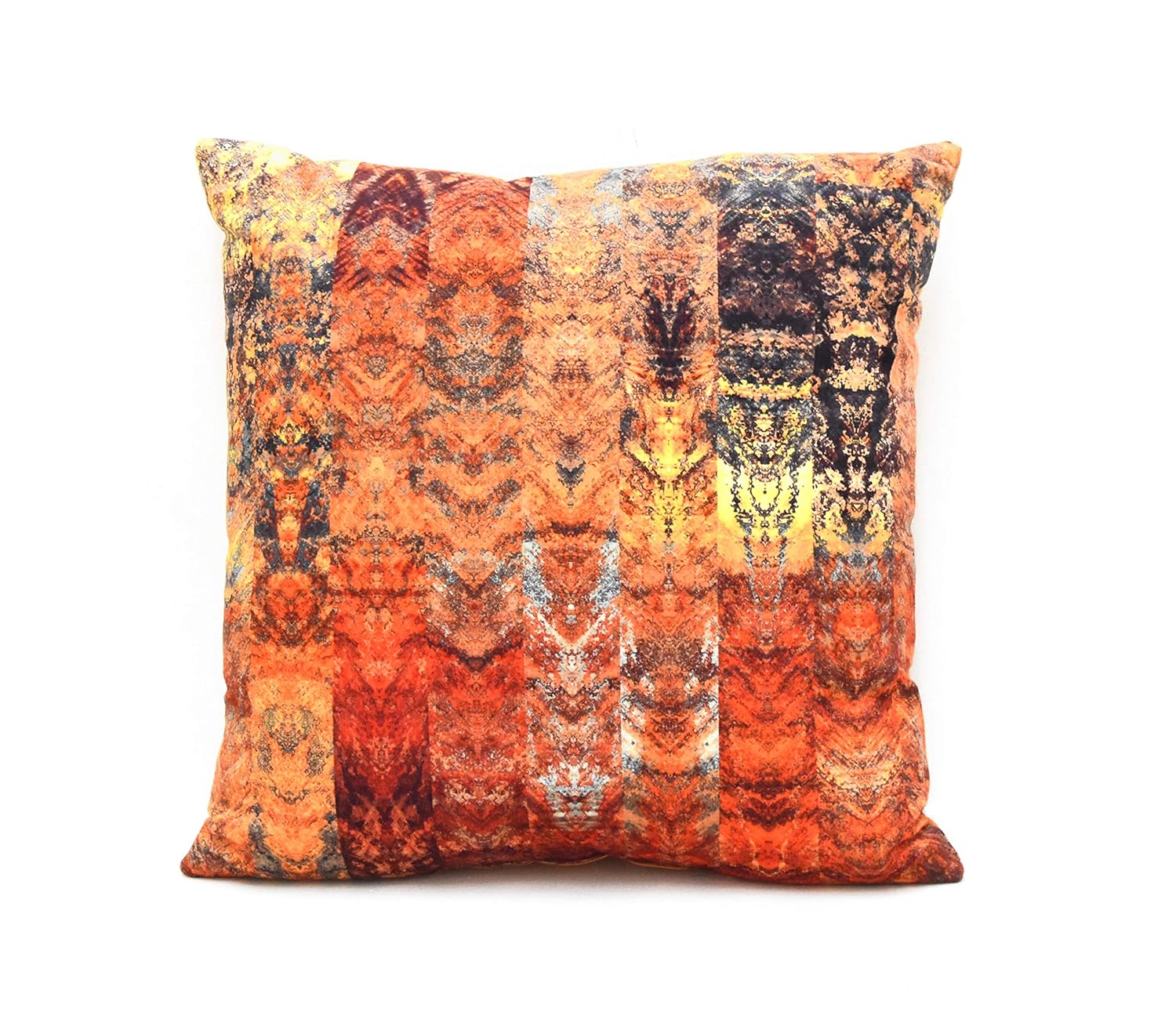 Amazon Com Idea Nouva Orange Plush Decorative Pillow 18x18 Home