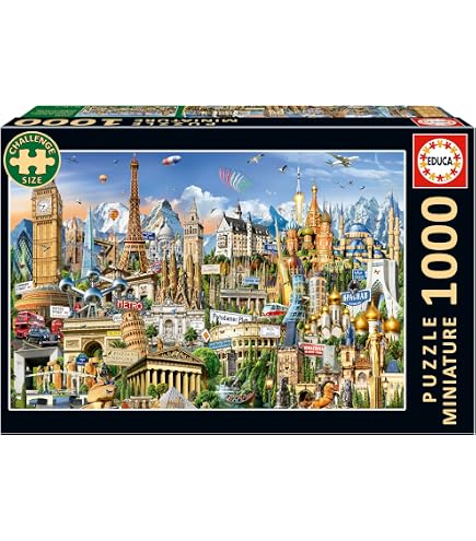 Amazon.com: Educa - The World's Smallest 1000-Piece Puzzle for