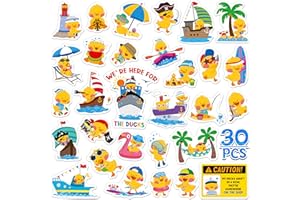 30PCS Duck Cruise Door Magnets, Magnetic Waterproof Navigation Decorations Funny Ship Cabin Car Decors, Reusable Refrigerator