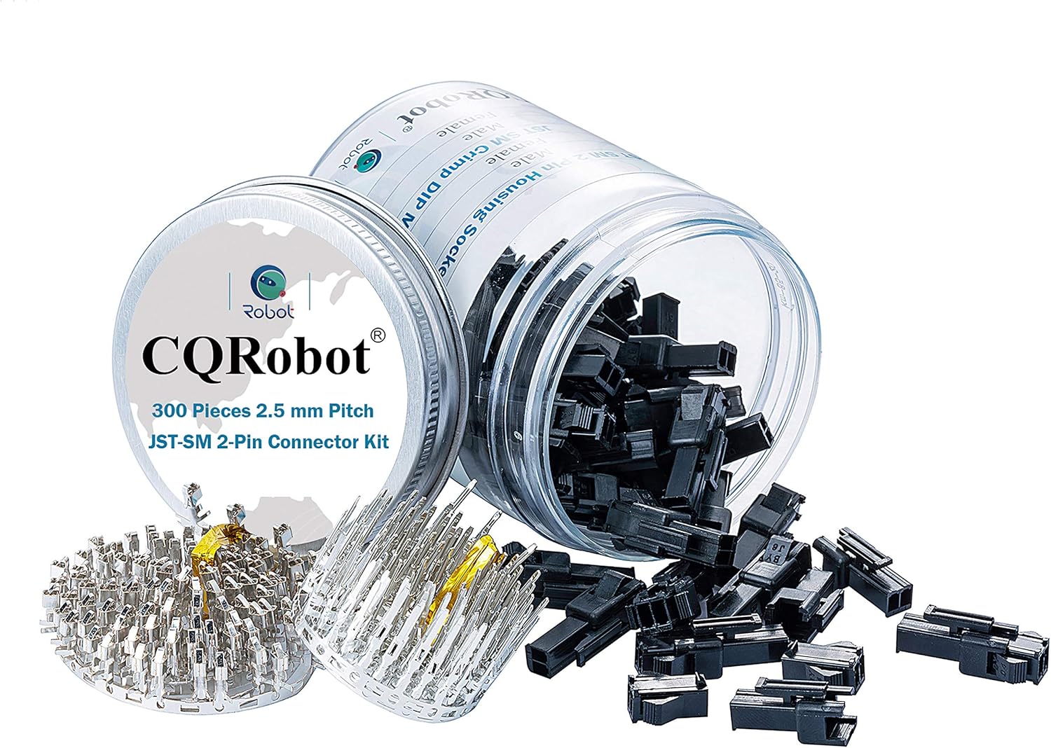 300 Pieces 2.5mm Pitch JST SM JST Connector Kit. Amazon.co.uk