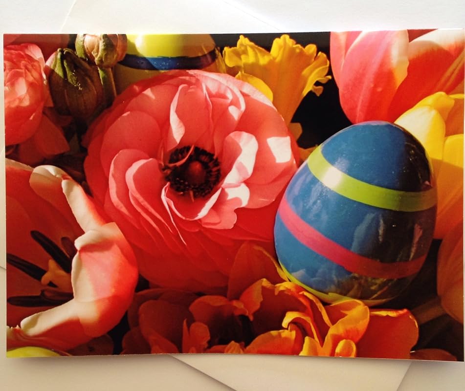 Amazon Floral Easter Card Spring Flowers Easter Card Easter Amazon floral easter card spring flowers easter card easter