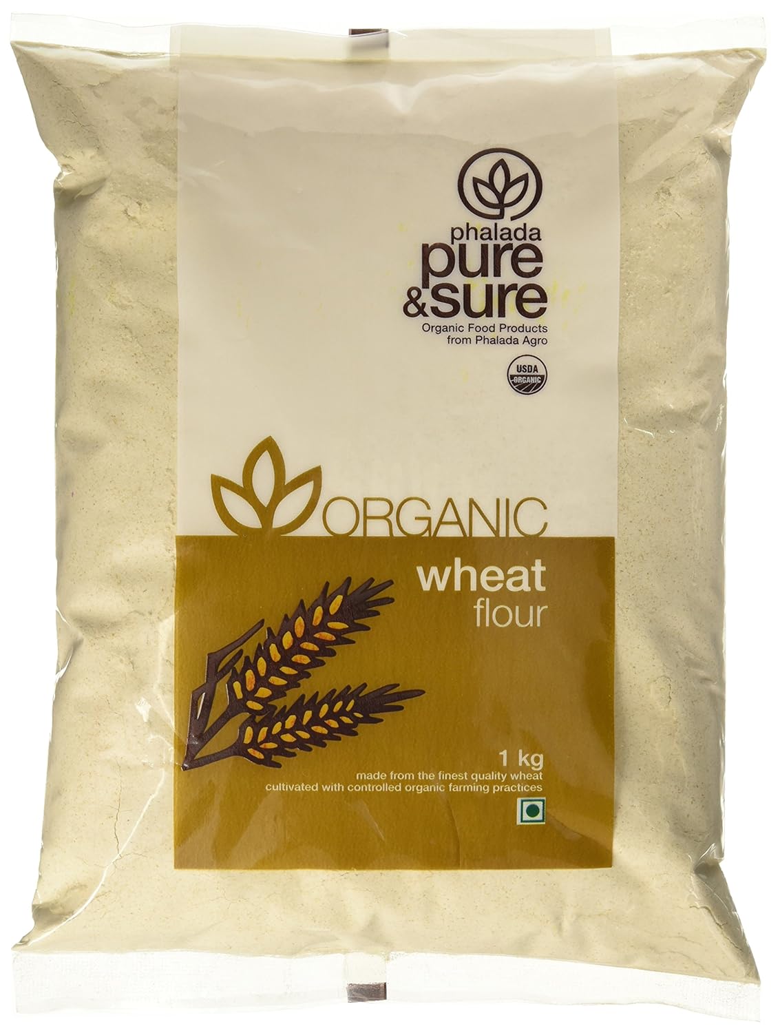 Pure & Sure Organic Wheat Flour, 1kg Amazon.in Amazon Pantry