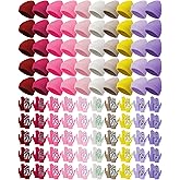 JaGely 100 Pcs Kids Beanies Hats and Gloves Set Bulk for Girls Boys Winter Warm Knitted Beanies Anti-slid Gloves with Grips