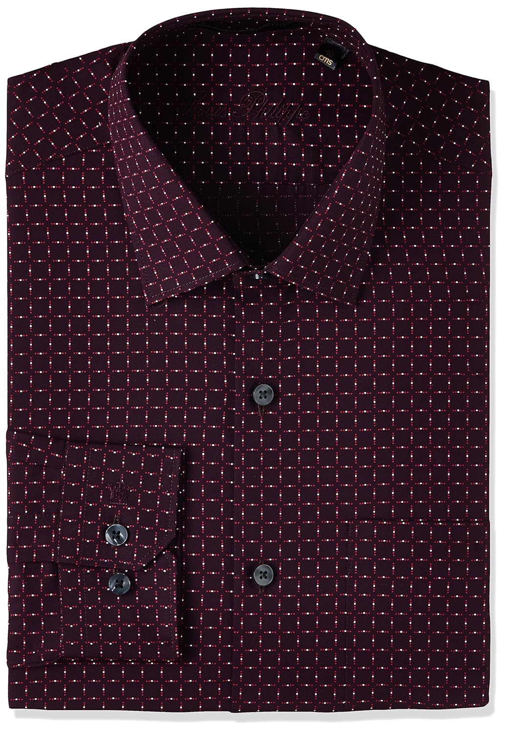 louis philippe men's formal shirt
