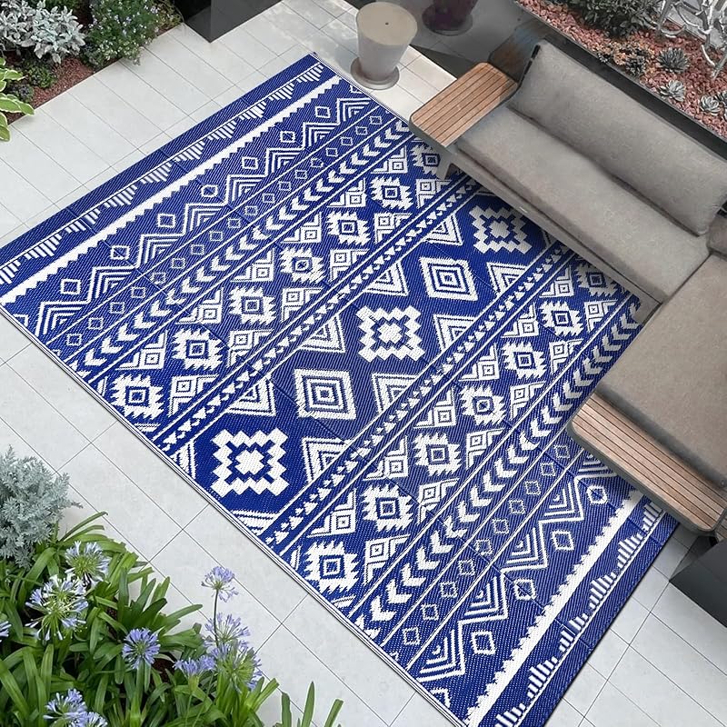 Famibay Waterproof Outdoor Rug Large Camping Mat Picnic Blanket