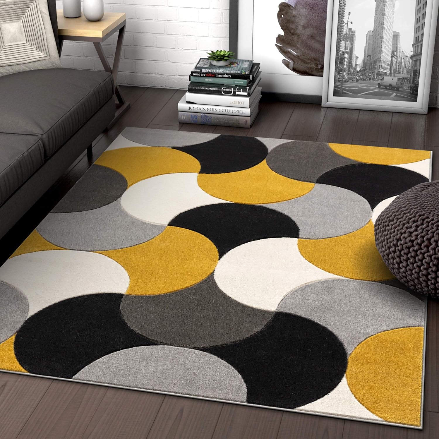 Best yellow area rugs for living room
