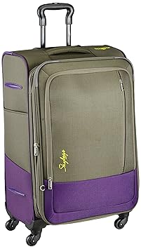 Skybags Footloose Romeo Polyester 68 cms Grey Softsided Suitcase (STROW68EGRY)