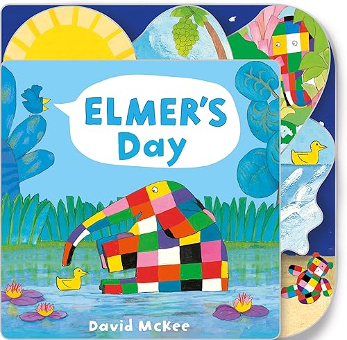 Download Elmer's Day: Tabbed Board Book PDF