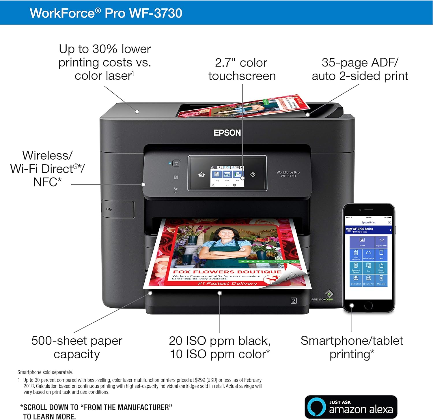 epson wf 3730 printer