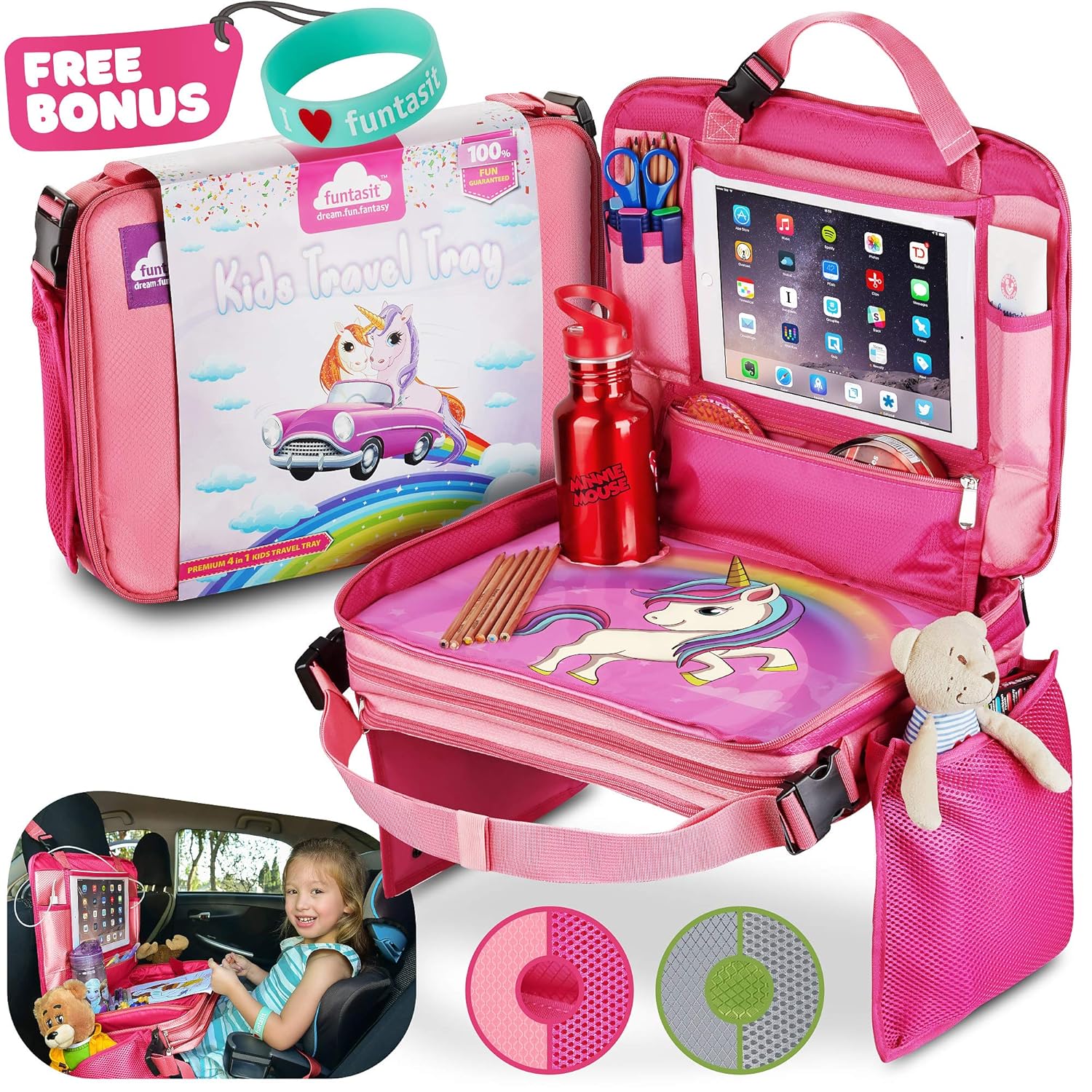 Best car seat activity tray for toddlers pink