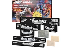 Dura-Block AF44HL Hook & Loop Black 7-Piece Sanding Block Set
